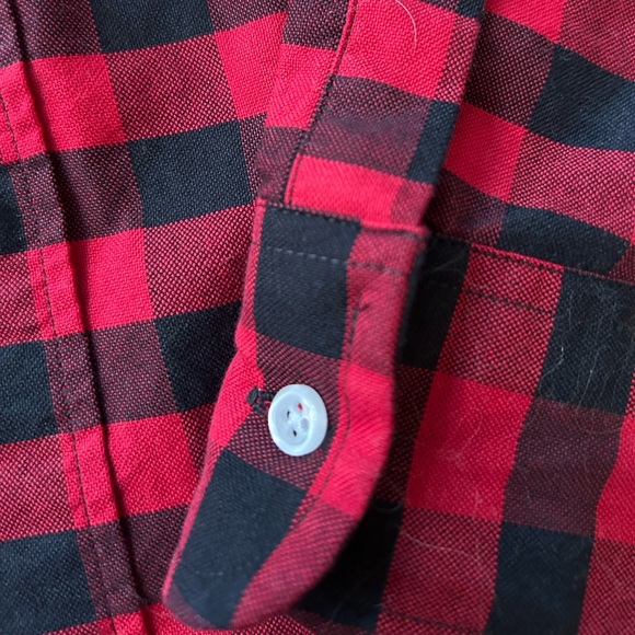 J Crew Boys Buffalo Check Button-down - Picture 5 of 9